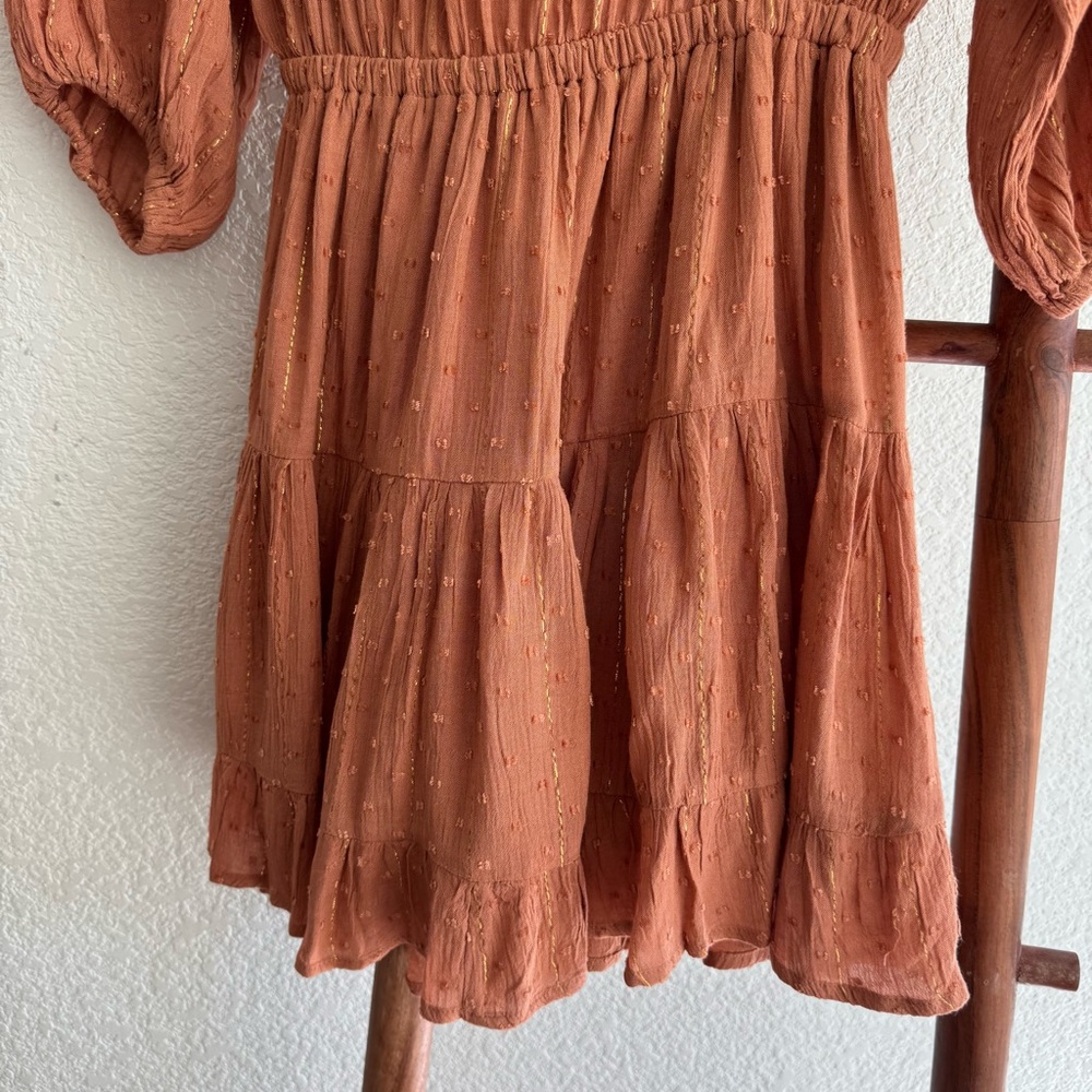 L*Space Stay Golden Beige Putty Tie Front Mini
Dress Size SP Small - Picture 11 of 12